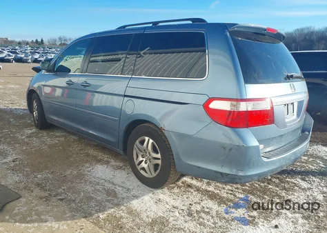 2005 Honda Odyssey Ex from USA, damaged, VIN 5FNRL38455B115970